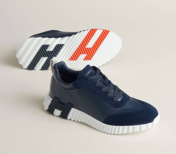 HERMÈS Baskets Bouncing Tricolore Néoprène