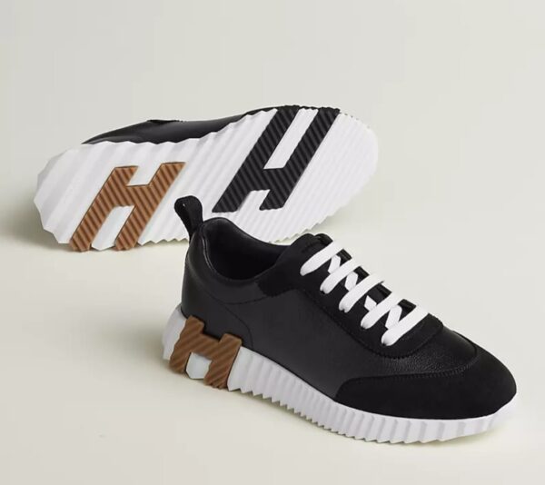 HERMÈS Baskets Bouncing Tricolore Néoprène